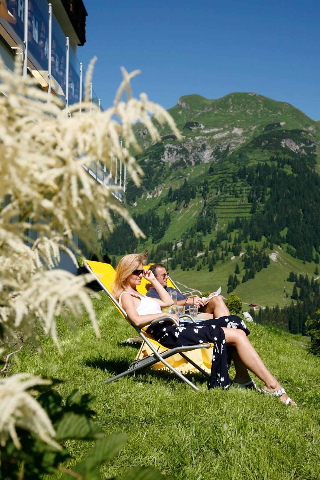 Hotel Restaurant Formarin Oberlech Exterior foto