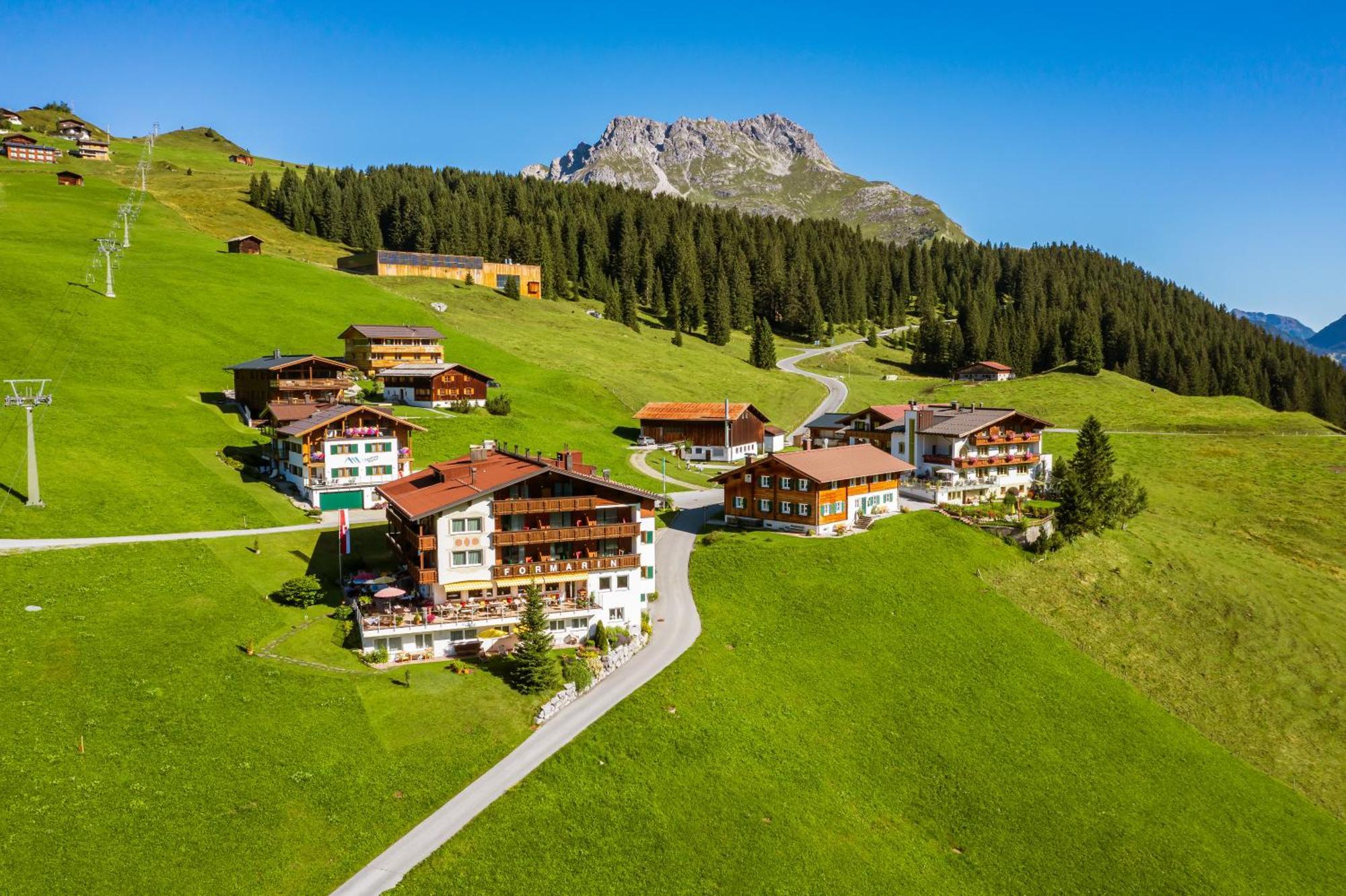 Hotel Restaurant Formarin Oberlech Exterior foto
